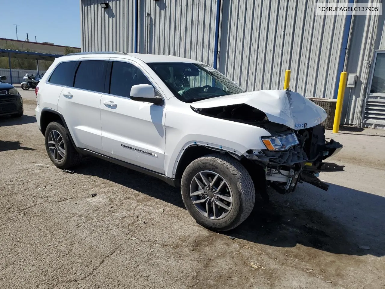 2020 Jeep Grand Cherokee Laredo VIN: 1C4RJFAG8LC137905 Lot: 72840474