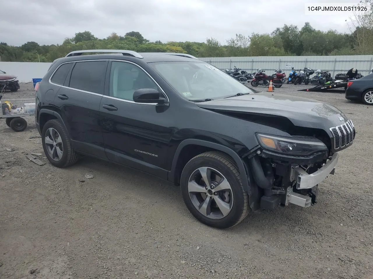 2020 Jeep Cherokee Limited VIN: 1C4PJMDX0LD511926 Lot: 72890324