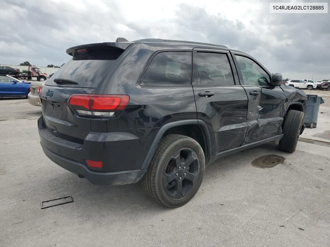 2020 Jeep Grand Cherokee Laredo VIN: 1C4RJEAG2LC128885 Lot: 72907234