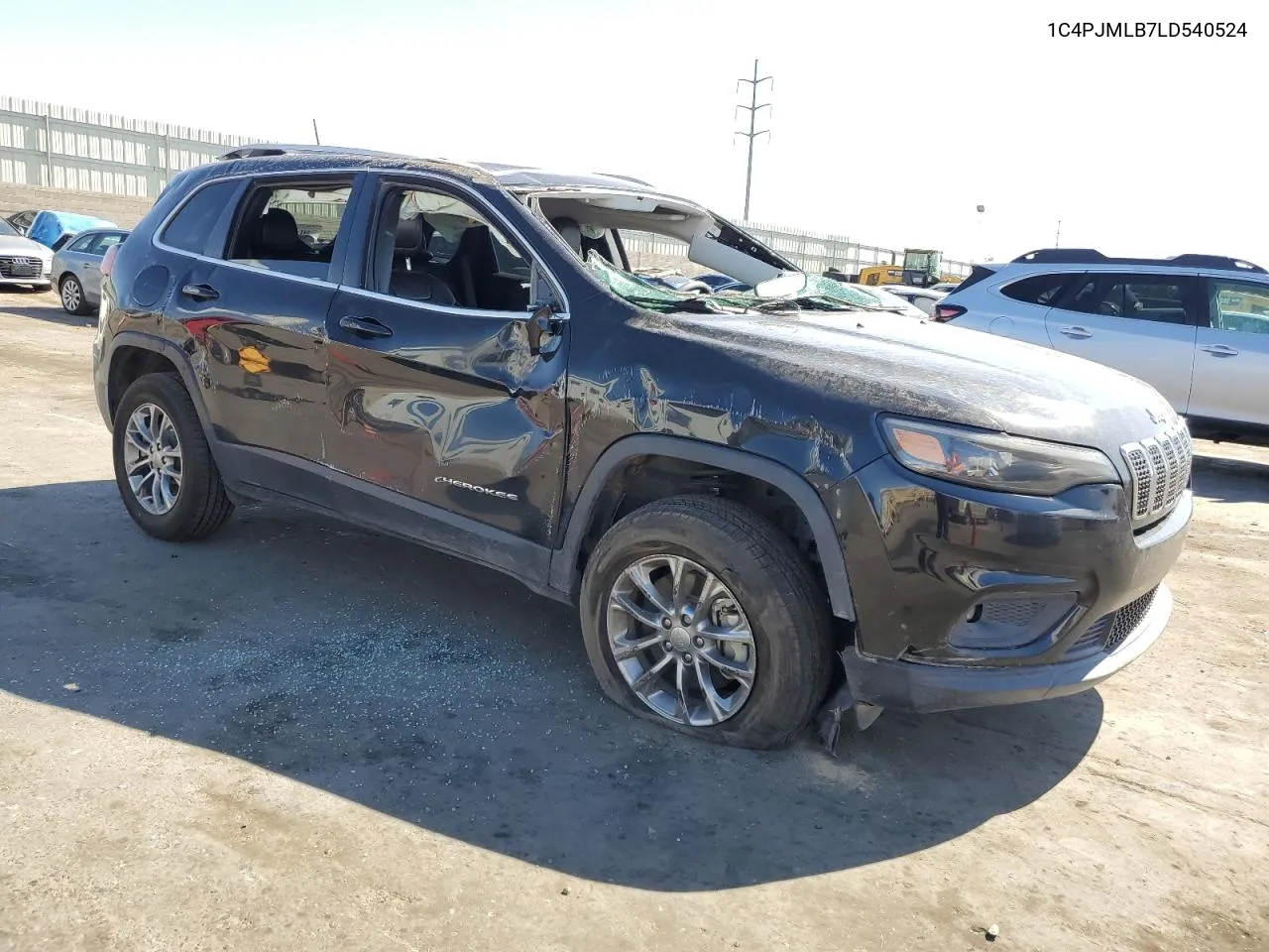 2020 Jeep Cherokee Latitude Plus VIN: 1C4PJMLB7LD540524 Lot: 72964164