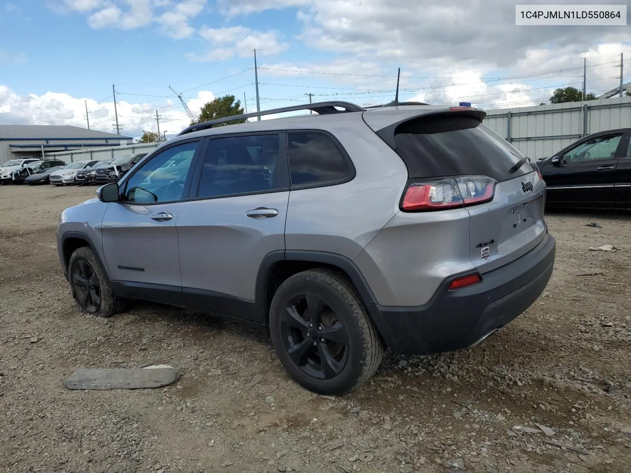 2020 Jeep Cherokee Latitude Plus VIN: 1C4PJMLN1LD550864 Lot: 72989994