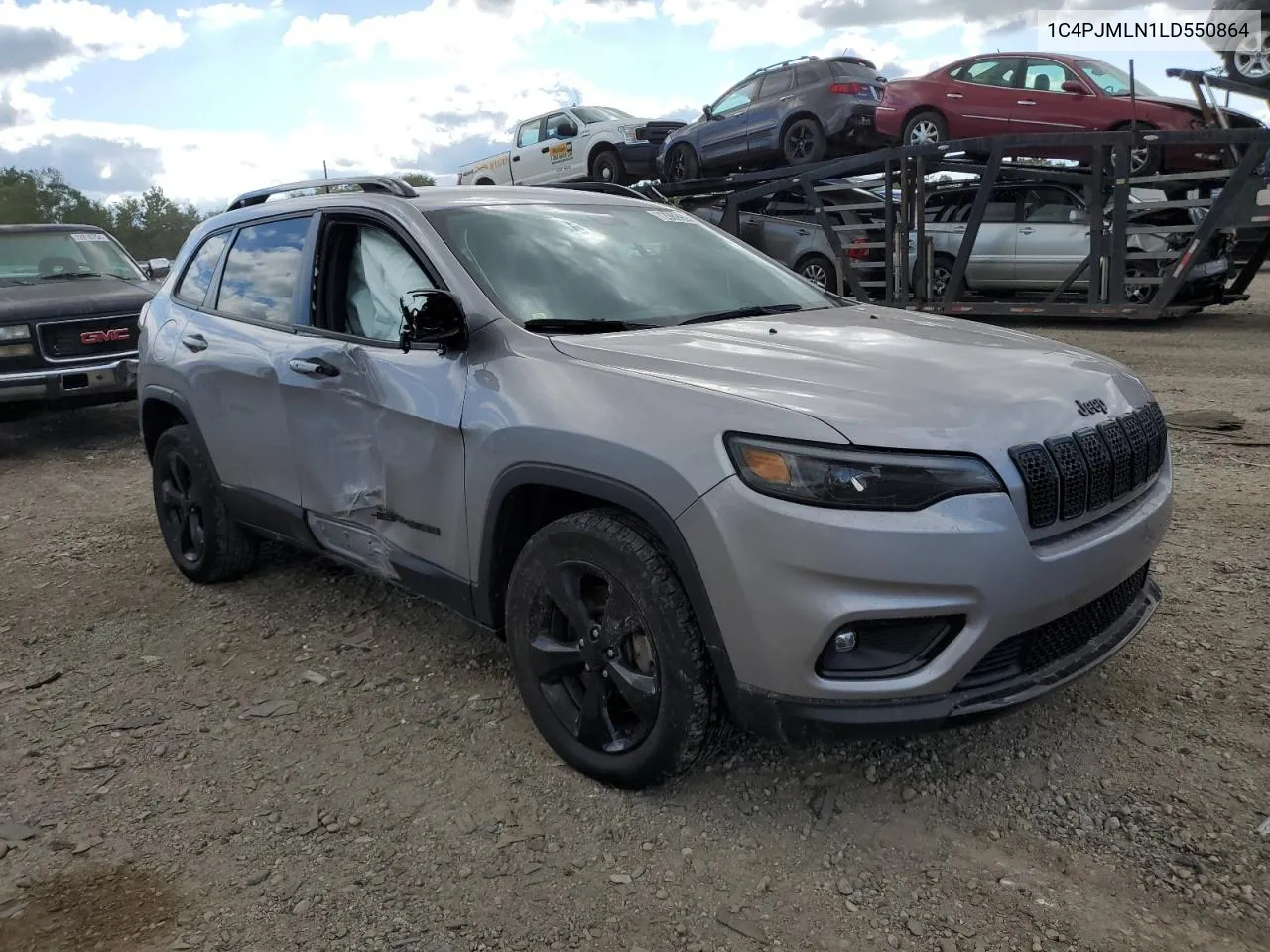 2020 Jeep Cherokee Latitude Plus VIN: 1C4PJMLN1LD550864 Lot: 72989994