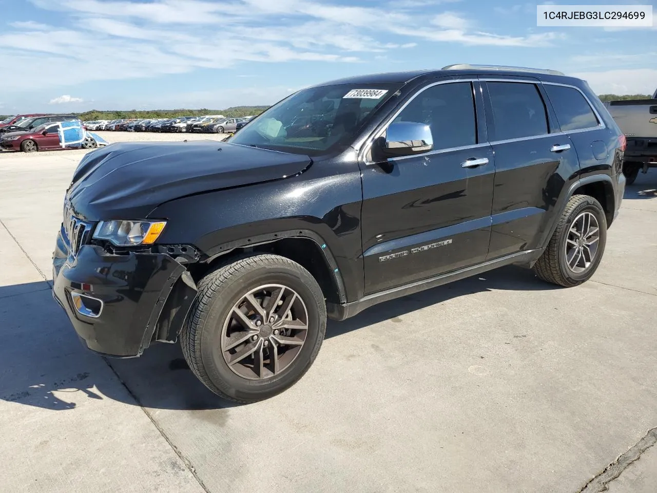 2020 Jeep Grand Cherokee Limited VIN: 1C4RJEBG3LC294699 Lot: 73039984