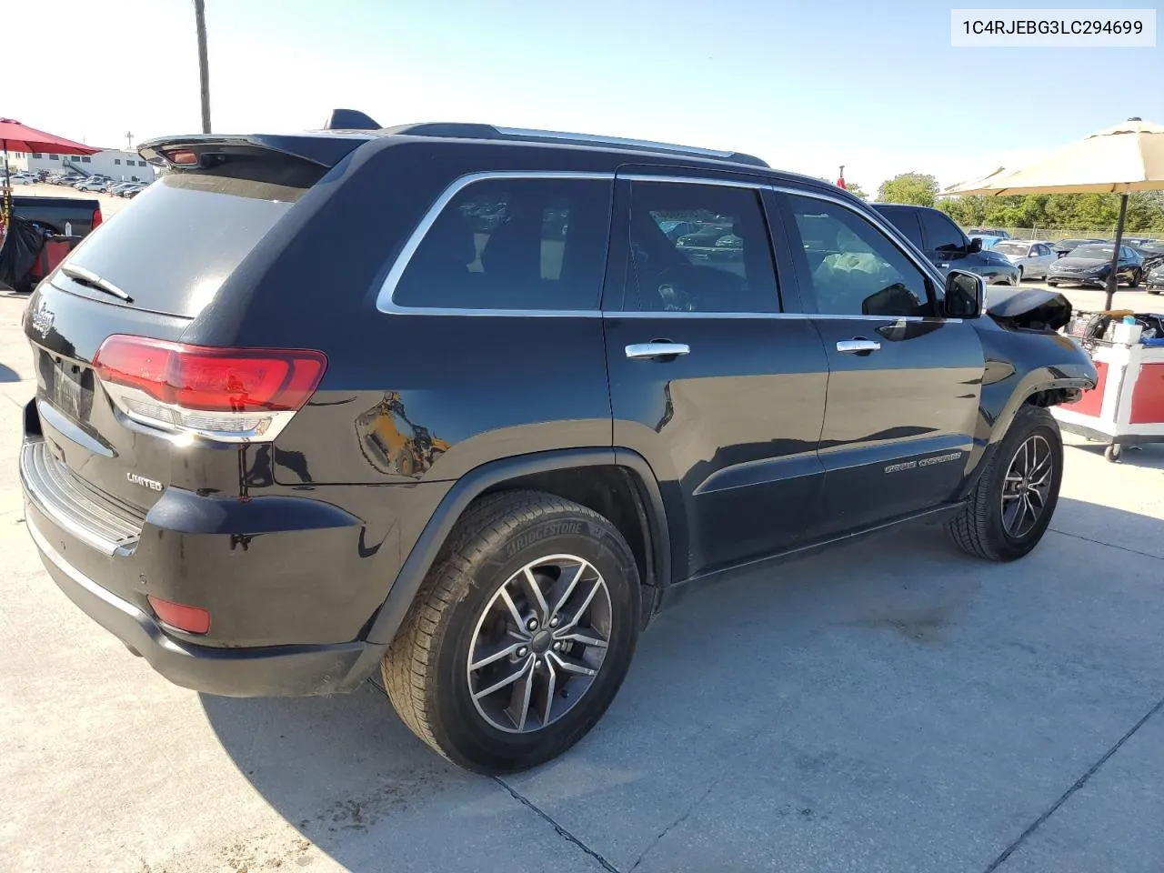 2020 Jeep Grand Cherokee Limited VIN: 1C4RJEBG3LC294699 Lot: 73039984