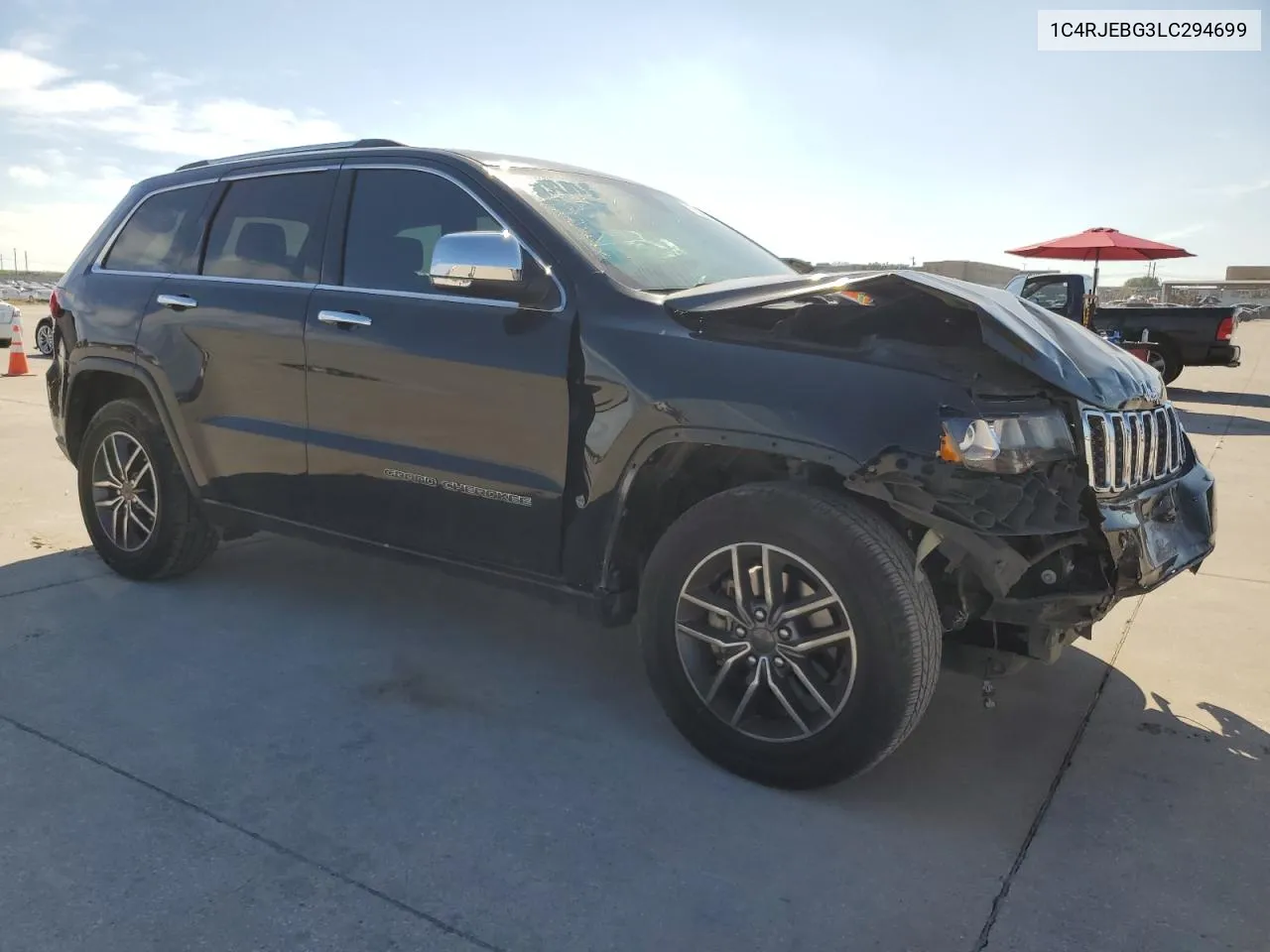 2020 Jeep Grand Cherokee Limited VIN: 1C4RJEBG3LC294699 Lot: 73039984