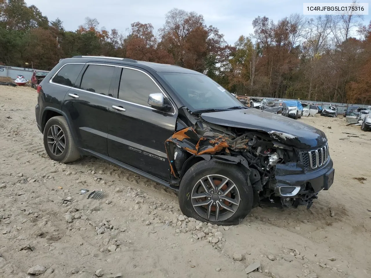 2020 Jeep Grand Cherokee Limited VIN: 1C4RJFBG5LC175316 Lot: 73040594