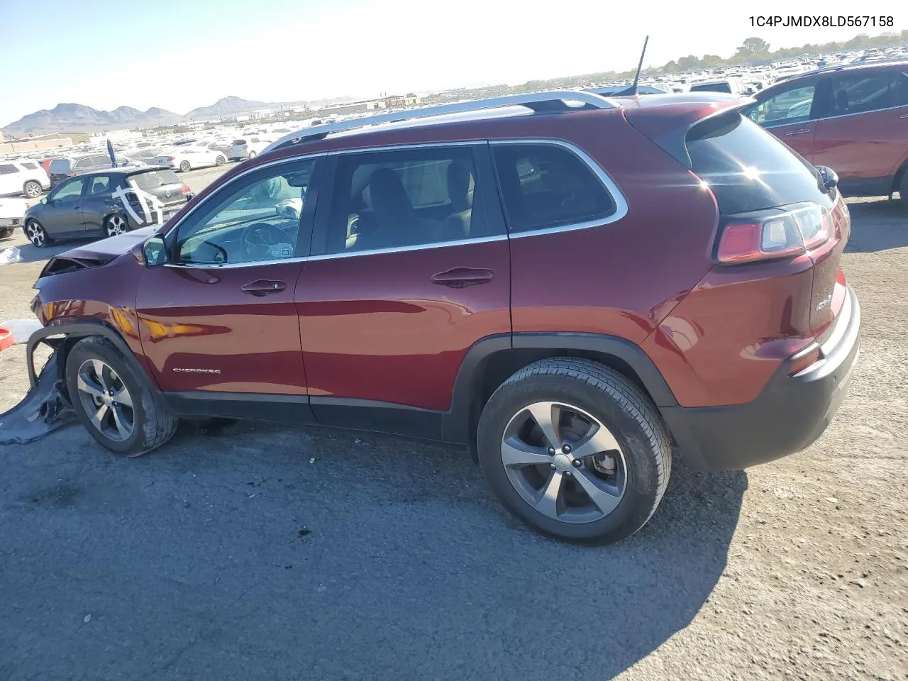 2020 Jeep Cherokee Limited VIN: 1C4PJMDX8LD567158 Lot: 73217094