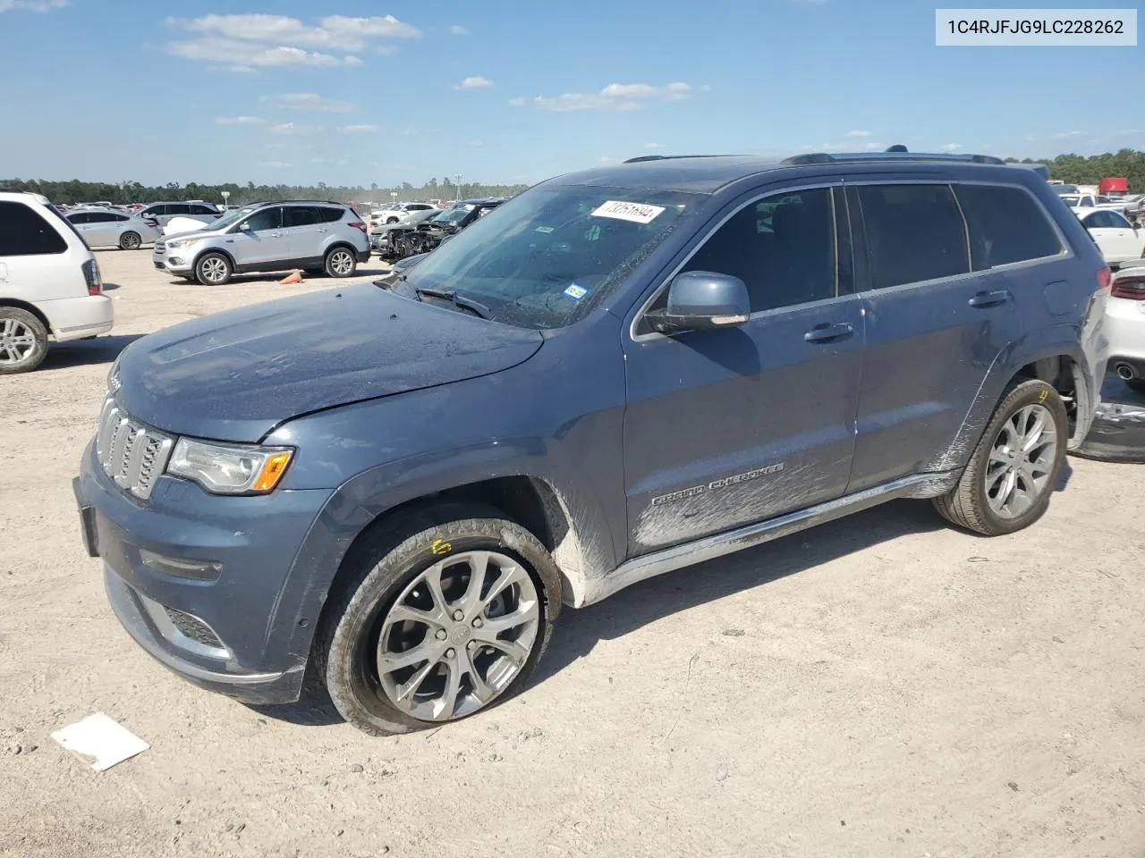 2020 Jeep Grand Cherokee Summit VIN: 1C4RJFJG9LC228262 Lot: 73251694