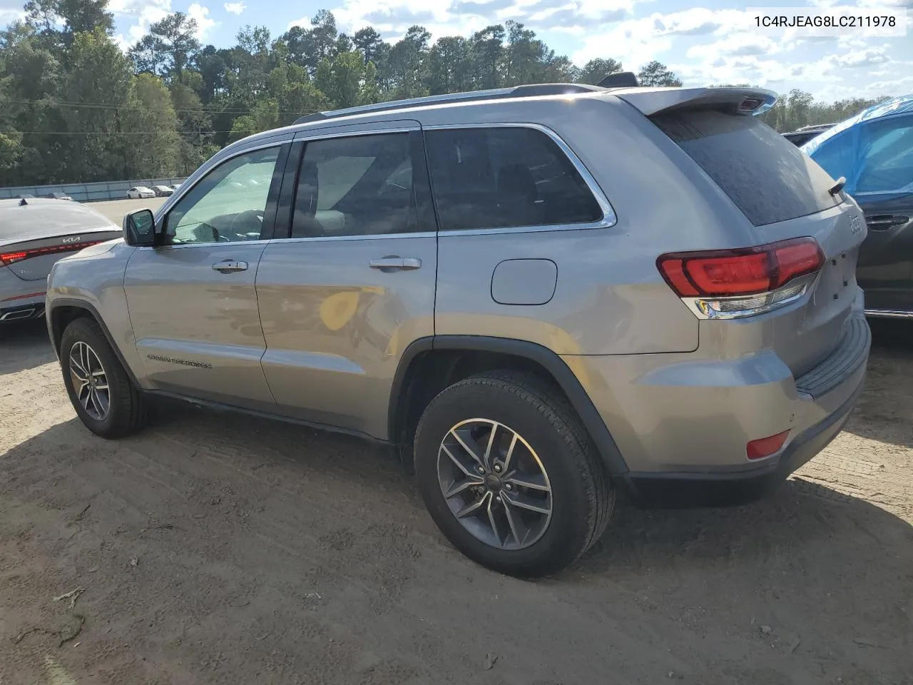 2020 Jeep Grand Cherokee Laredo VIN: 1C4RJEAG8LC211978 Lot: 73354704