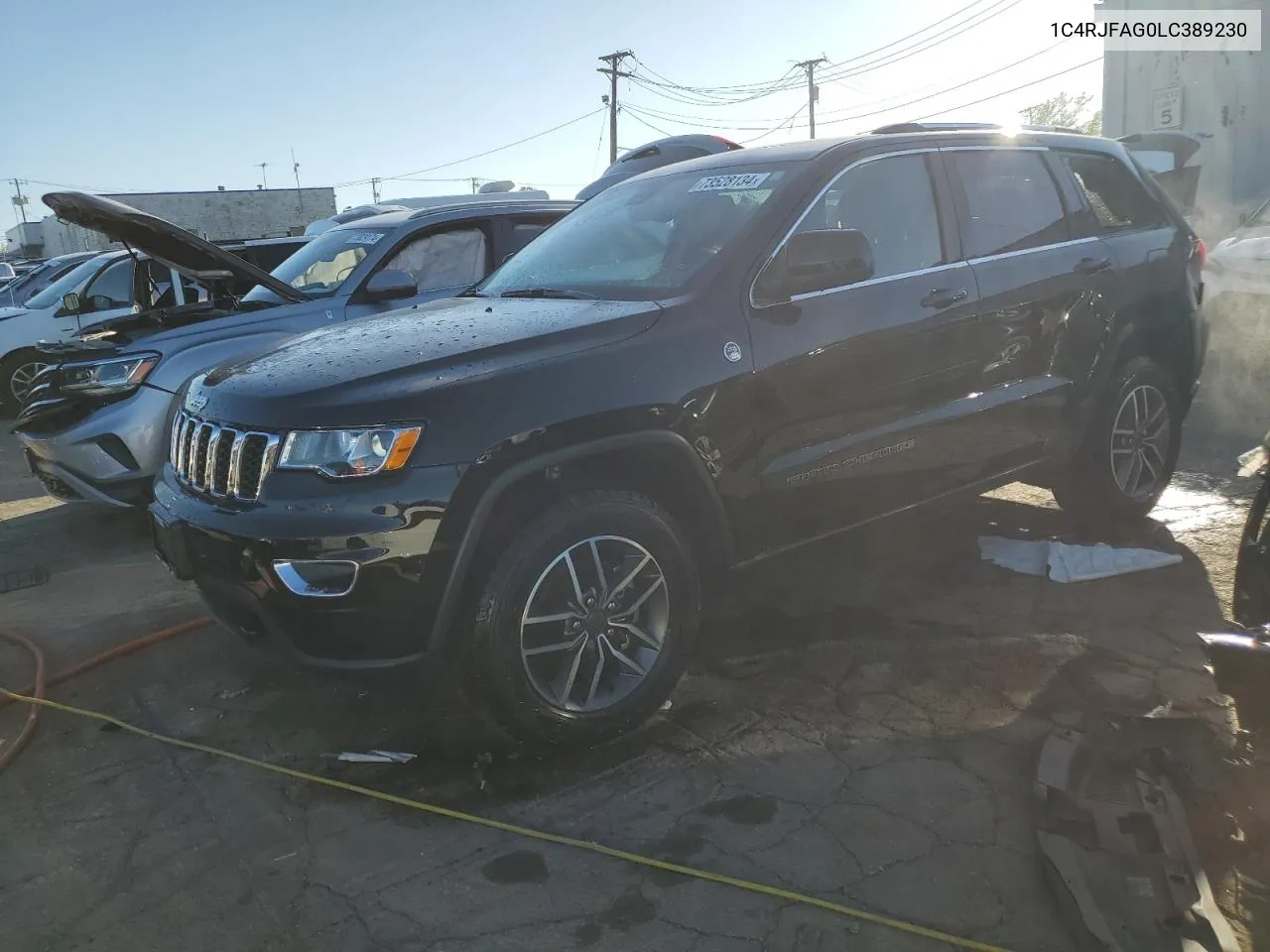 2020 Jeep Grand Cherokee Laredo VIN: 1C4RJFAG0LC389230 Lot: 73528134