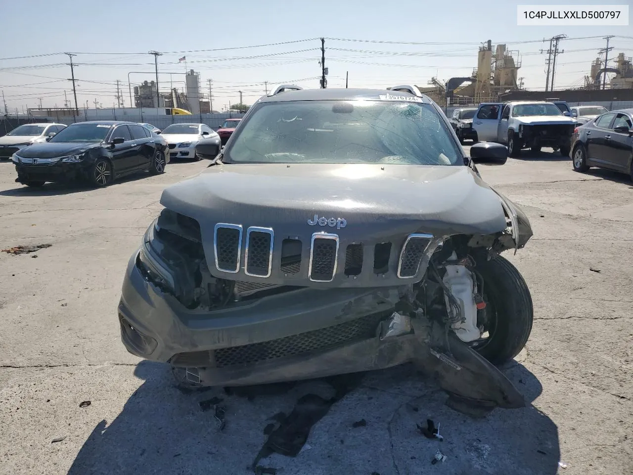 2020 Jeep Cherokee Latitude Plus VIN: 1C4PJLLXXLD500797 Lot: 73576724