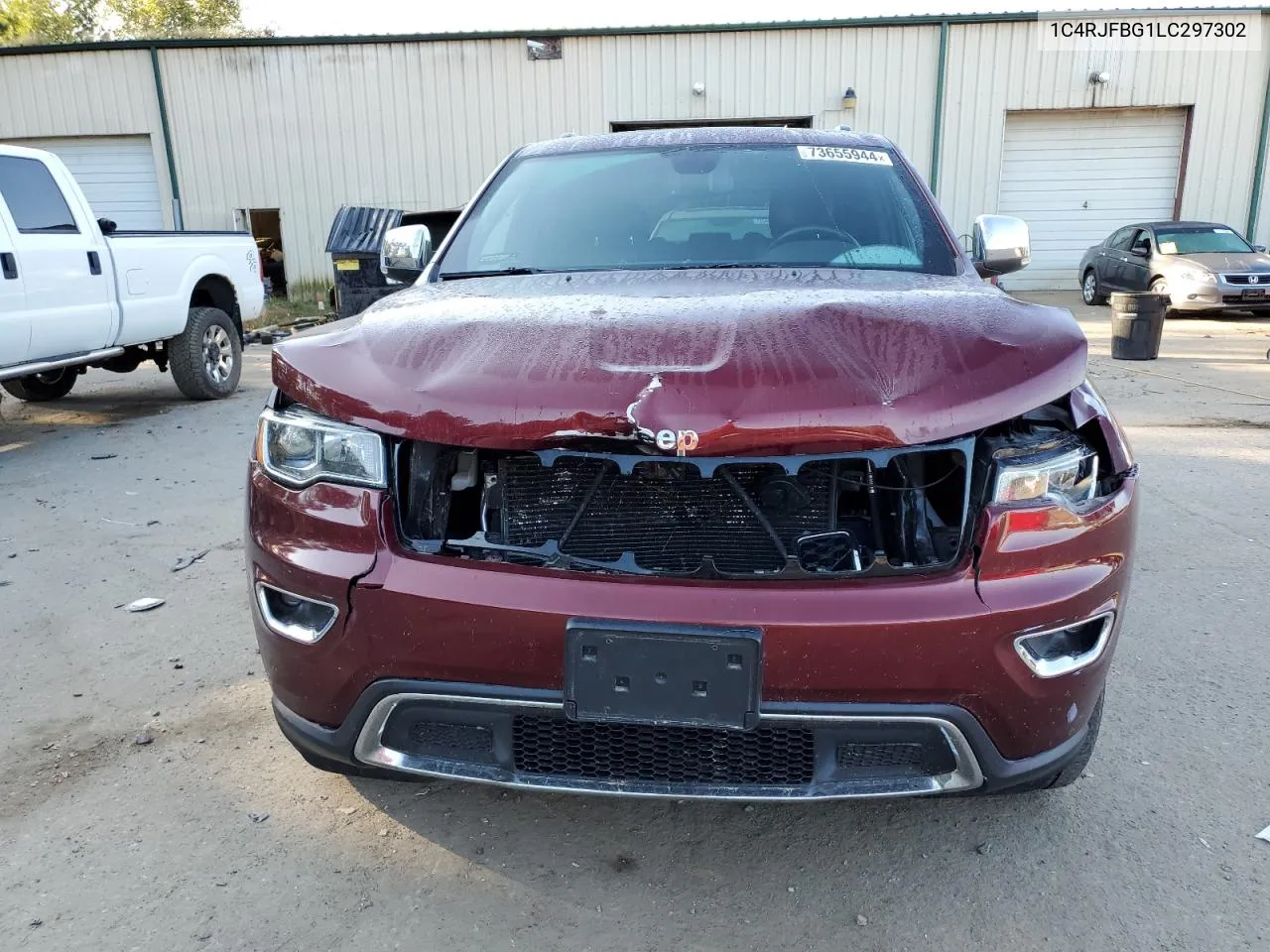 2020 Jeep Grand Cherokee Limited VIN: 1C4RJFBG1LC297302 Lot: 73655944