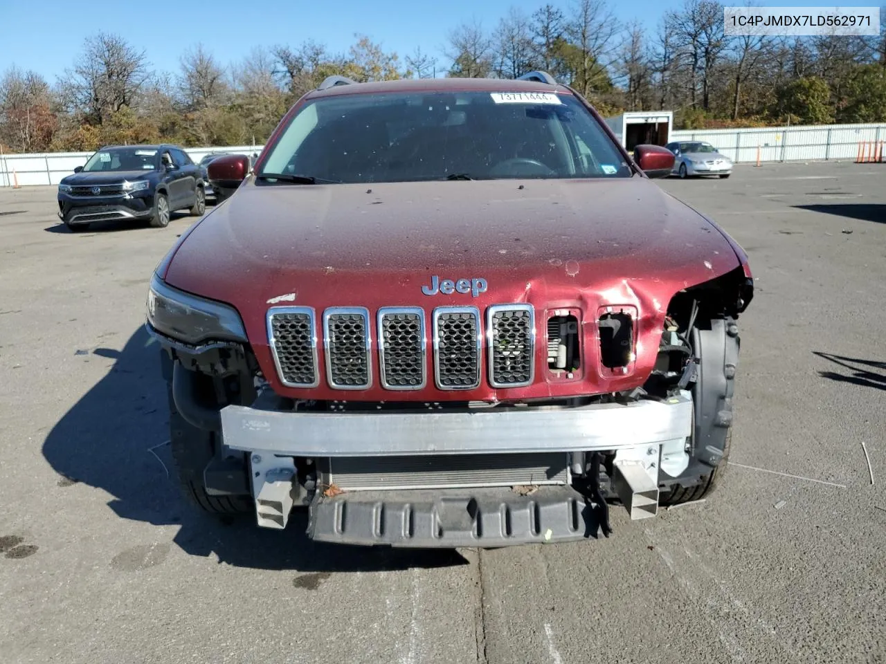 2020 Jeep Cherokee Limited VIN: 1C4PJMDX7LD562971 Lot: 73771444