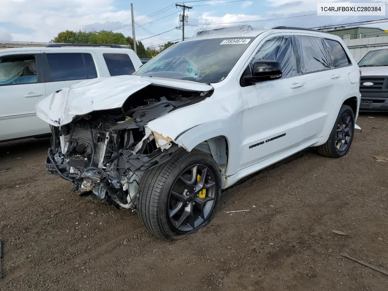 2020 Jeep Grand Cherokee Limited VIN: 1C4RJFBGXLC280384 Lot: 73934674