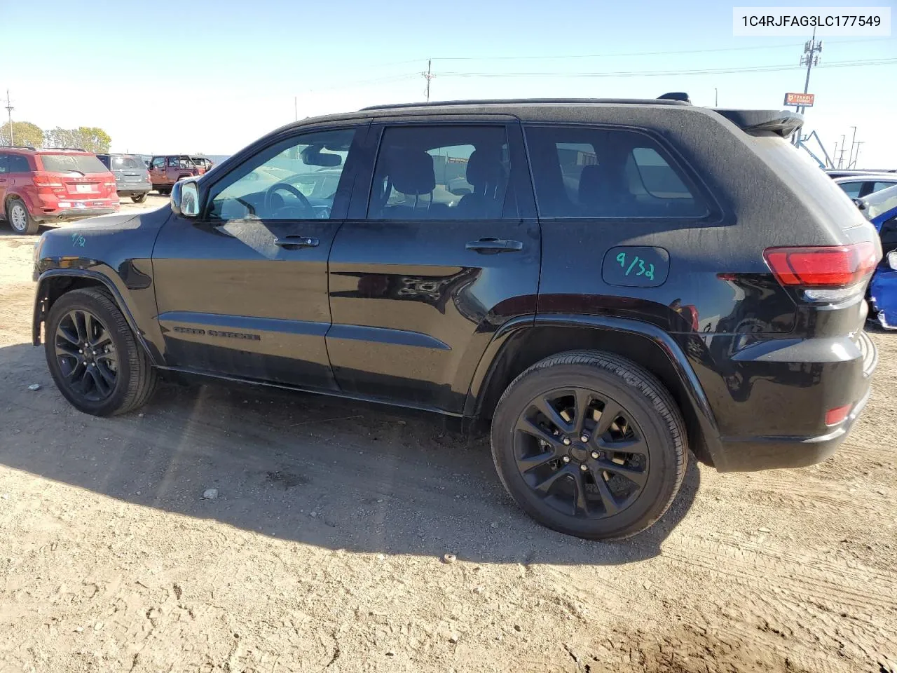 2020 Jeep Grand Cherokee Laredo VIN: 1C4RJFAG3LC177549 Lot: 73940324