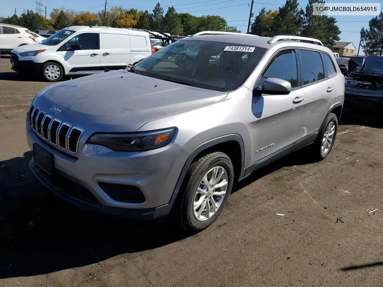 1C4PJMCB0LD654915 2020 Jeep Cherokee Latitude