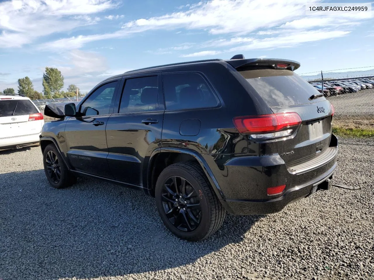 2020 Jeep Grand Cherokee Laredo VIN: 1C4RJFAGXLC249959 Lot: 74399254