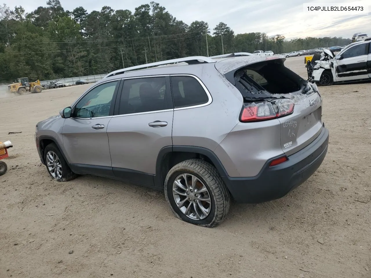 2020 Jeep Cherokee Latitude Plus VIN: 1C4PJLLB2LD654473 Lot: 74500424