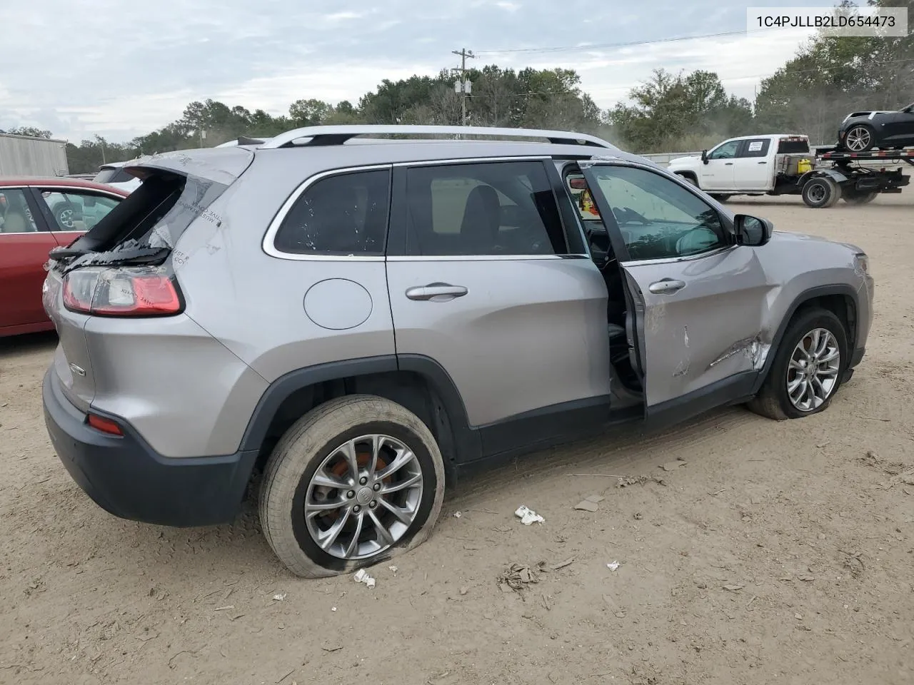 2020 Jeep Cherokee Latitude Plus VIN: 1C4PJLLB2LD654473 Lot: 74500424