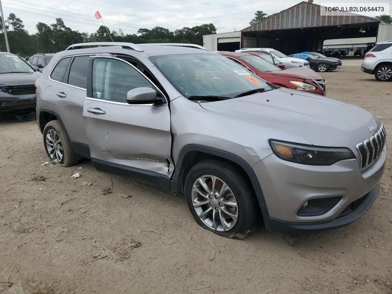 2020 Jeep Cherokee Latitude Plus VIN: 1C4PJLLB2LD654473 Lot: 74500424