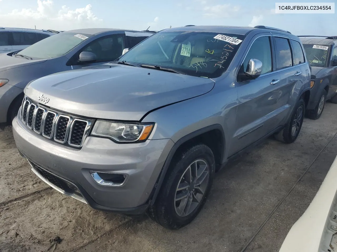 2020 Jeep Grand Cherokee Limited VIN: 1C4RJFBGXLC234554 Lot: 74521704