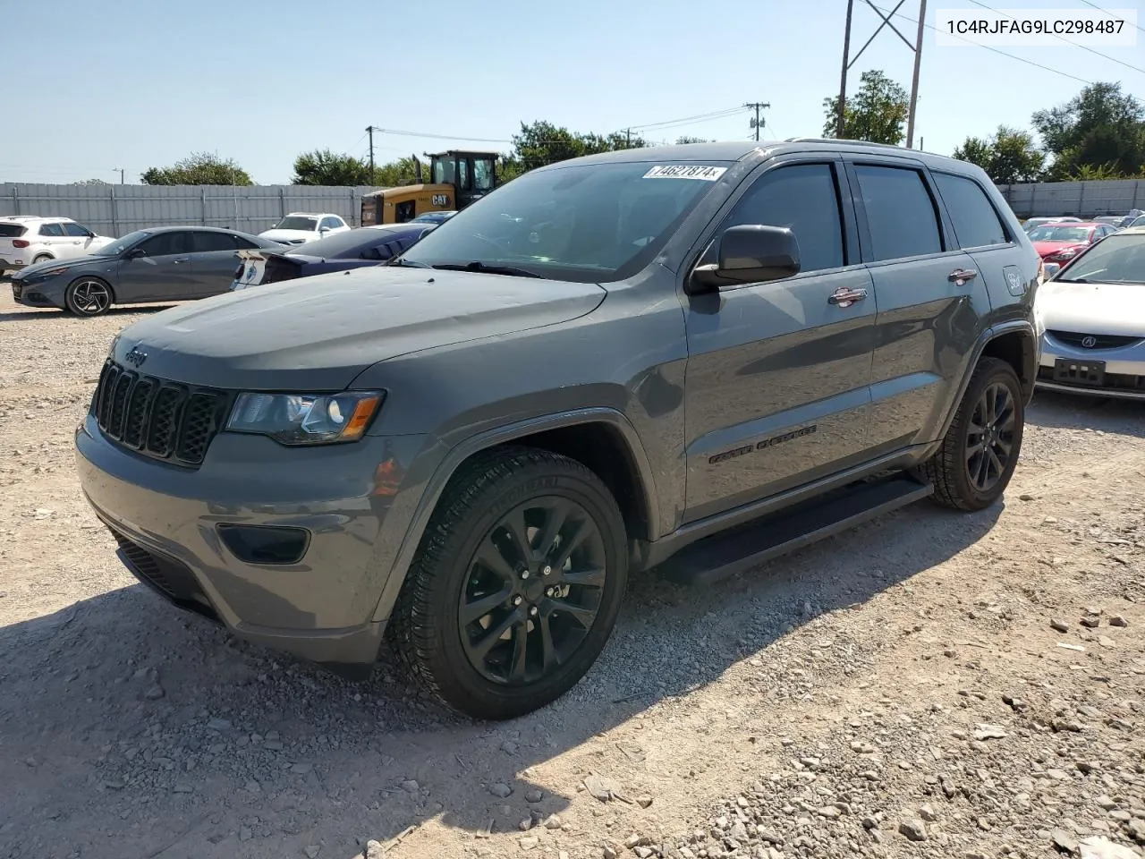 2020 Jeep Grand Cherokee Laredo VIN: 1C4RJFAG9LC298487 Lot: 74627874