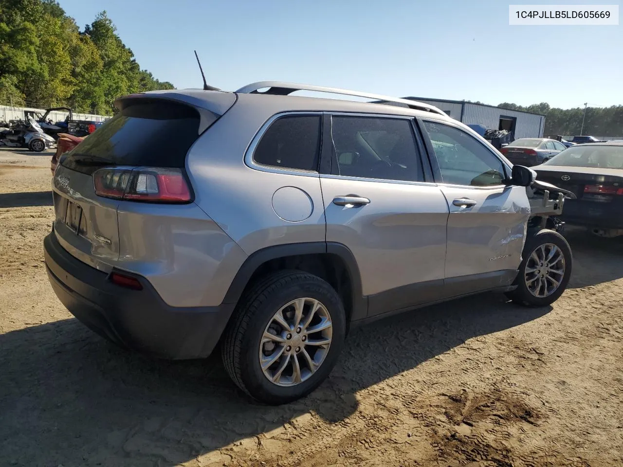 2020 Jeep Cherokee Latitude Plus VIN: 1C4PJLLB5LD605669 Lot: 74677384