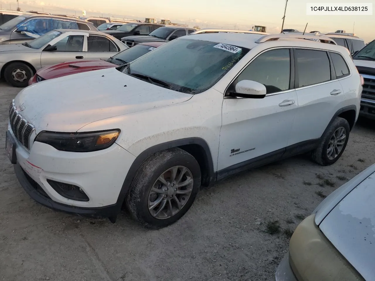 2020 Jeep Cherokee Latitude Plus VIN: 1C4PJLLX4LD638125 Lot: 74843964