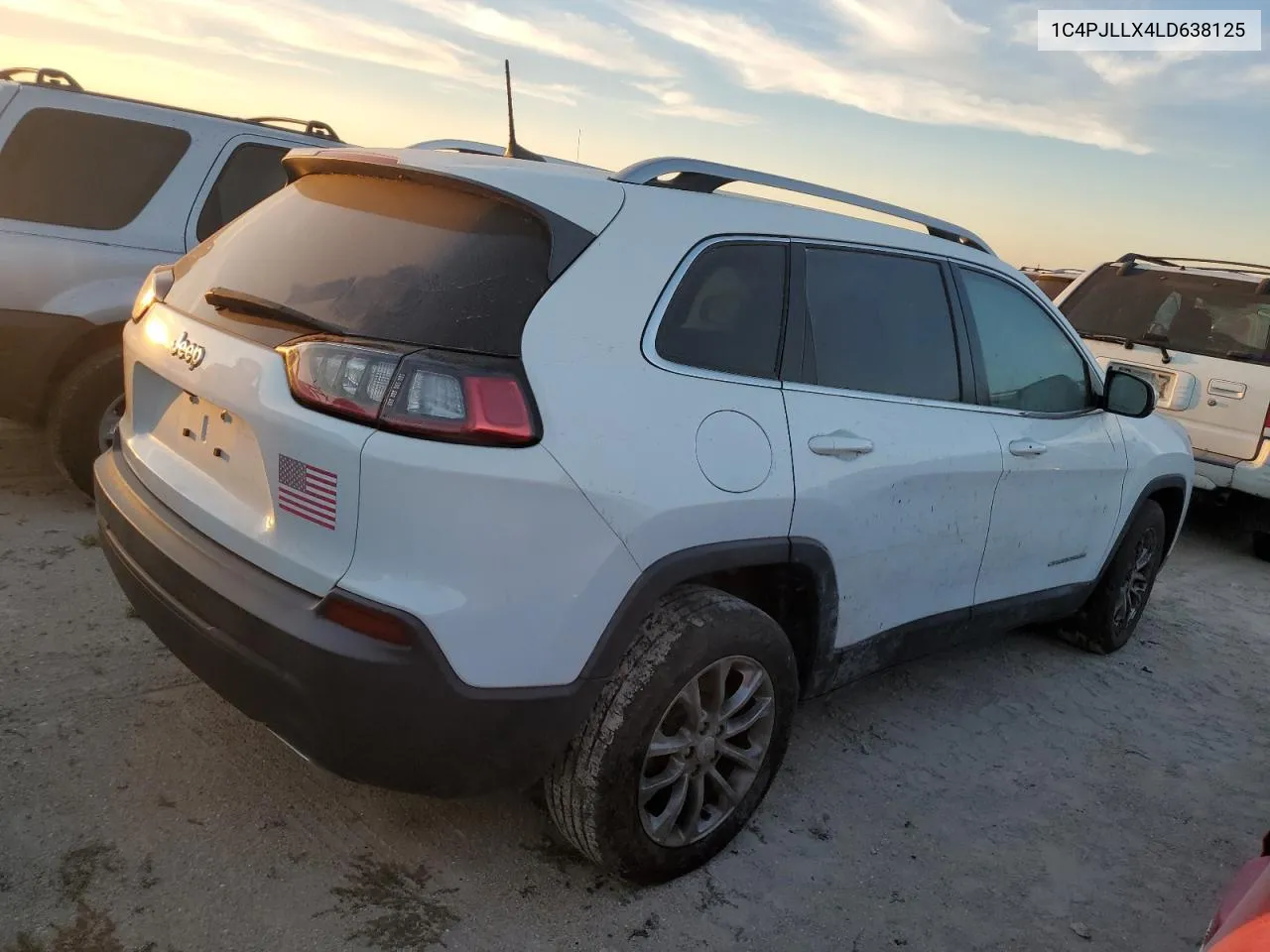 2020 Jeep Cherokee Latitude Plus VIN: 1C4PJLLX4LD638125 Lot: 74843964