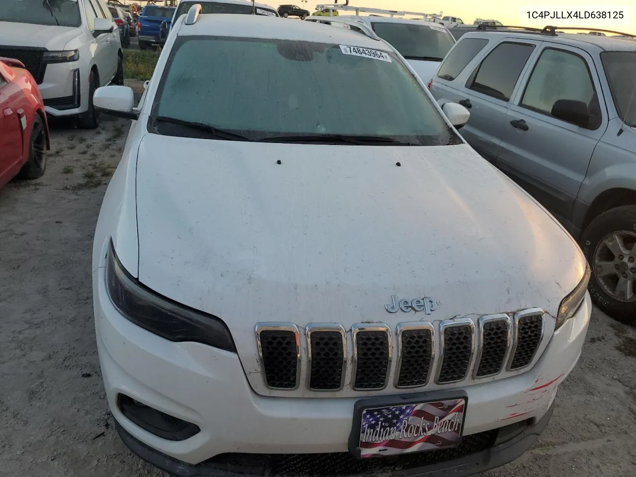 2020 Jeep Cherokee Latitude Plus VIN: 1C4PJLLX4LD638125 Lot: 74843964