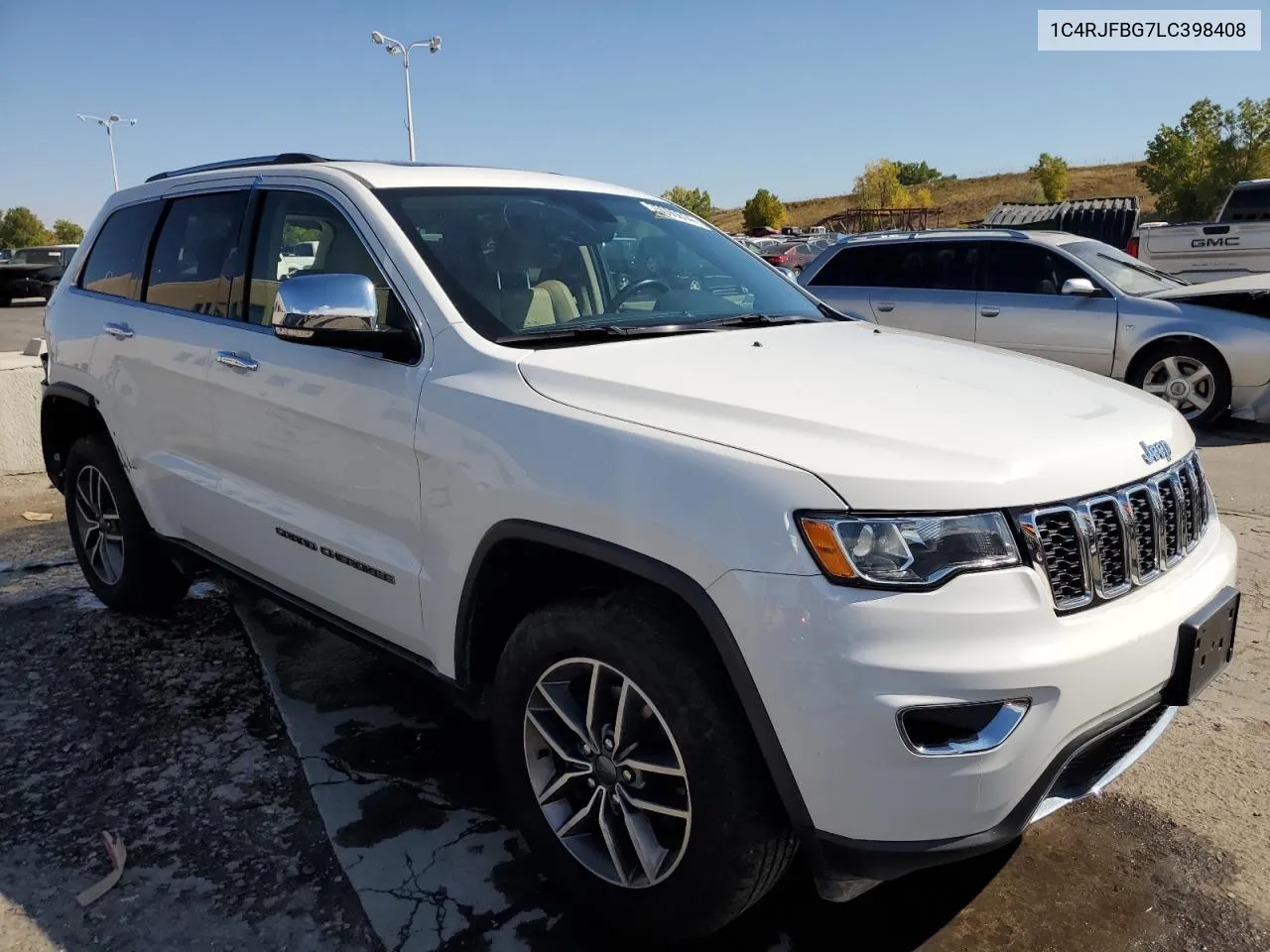 2020 Jeep Grand Cherokee Limited VIN: 1C4RJFBG7LC398408 Lot: 75090614