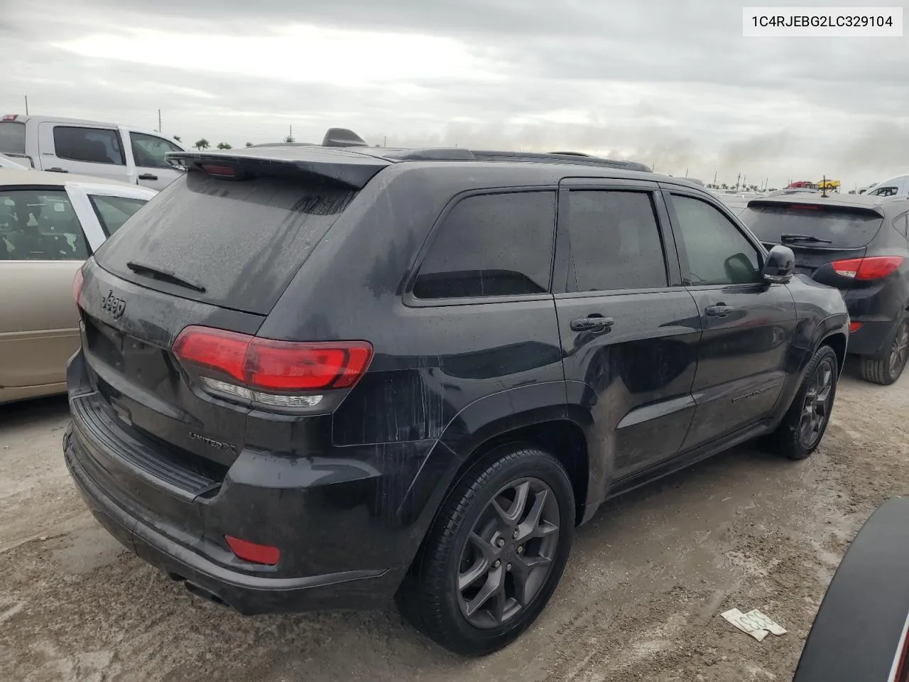 2020 Jeep Grand Cherokee Limited VIN: 1C4RJEBG2LC329104 Lot: 75116934