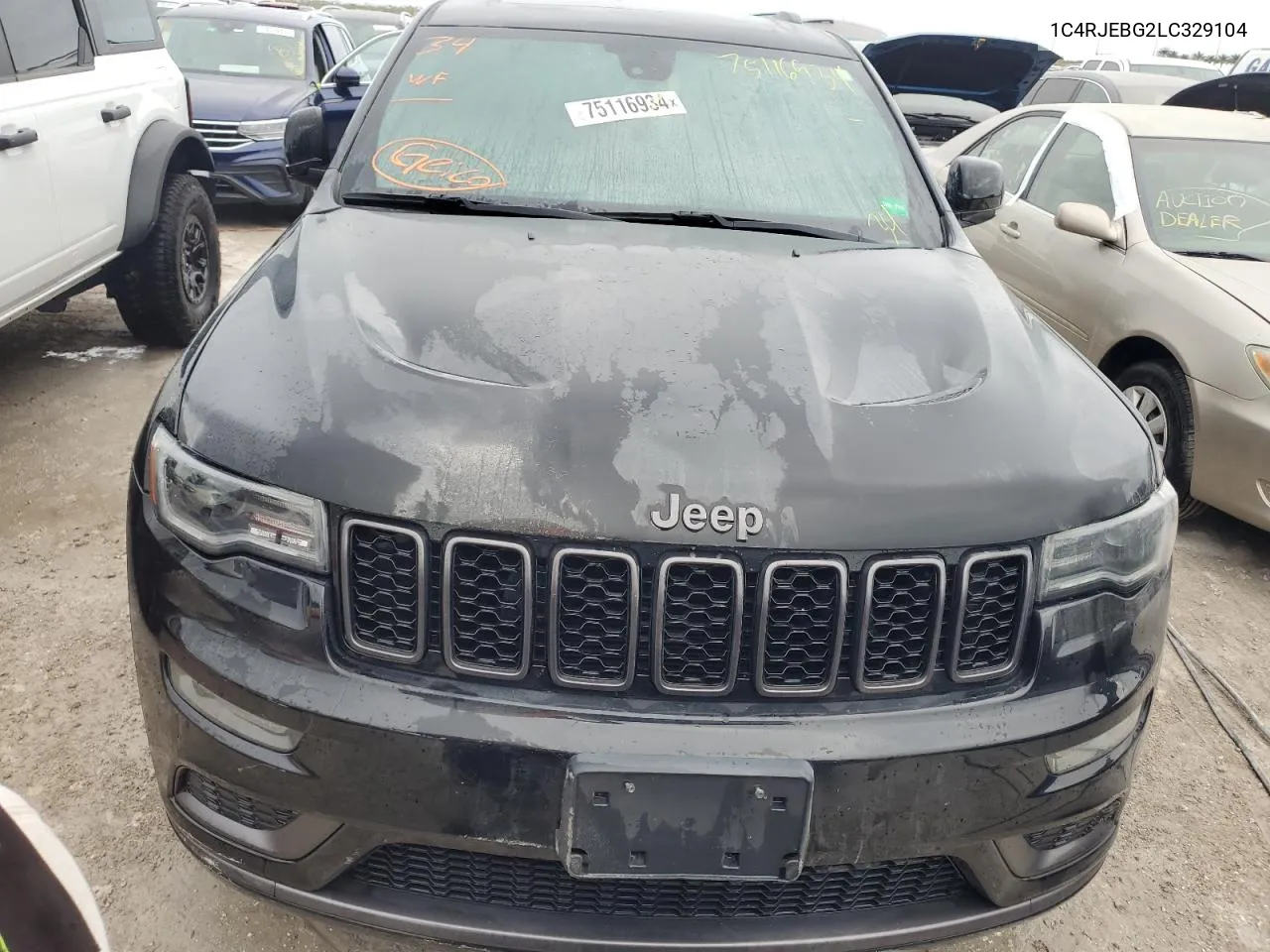 2020 Jeep Grand Cherokee Limited VIN: 1C4RJEBG2LC329104 Lot: 75116934