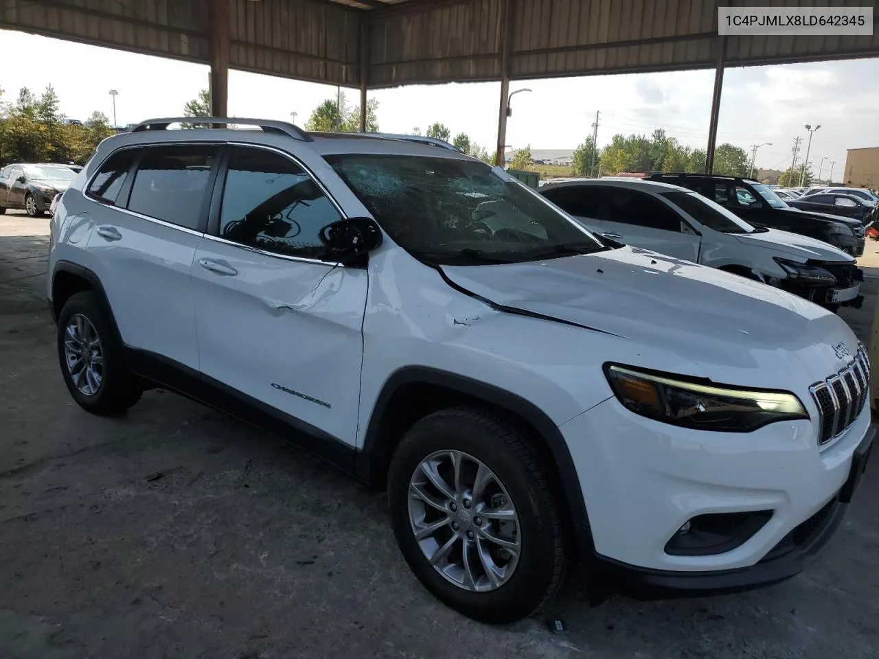 2020 Jeep Cherokee Latitude Plus VIN: 1C4PJMLX8LD642345 Lot: 75131584