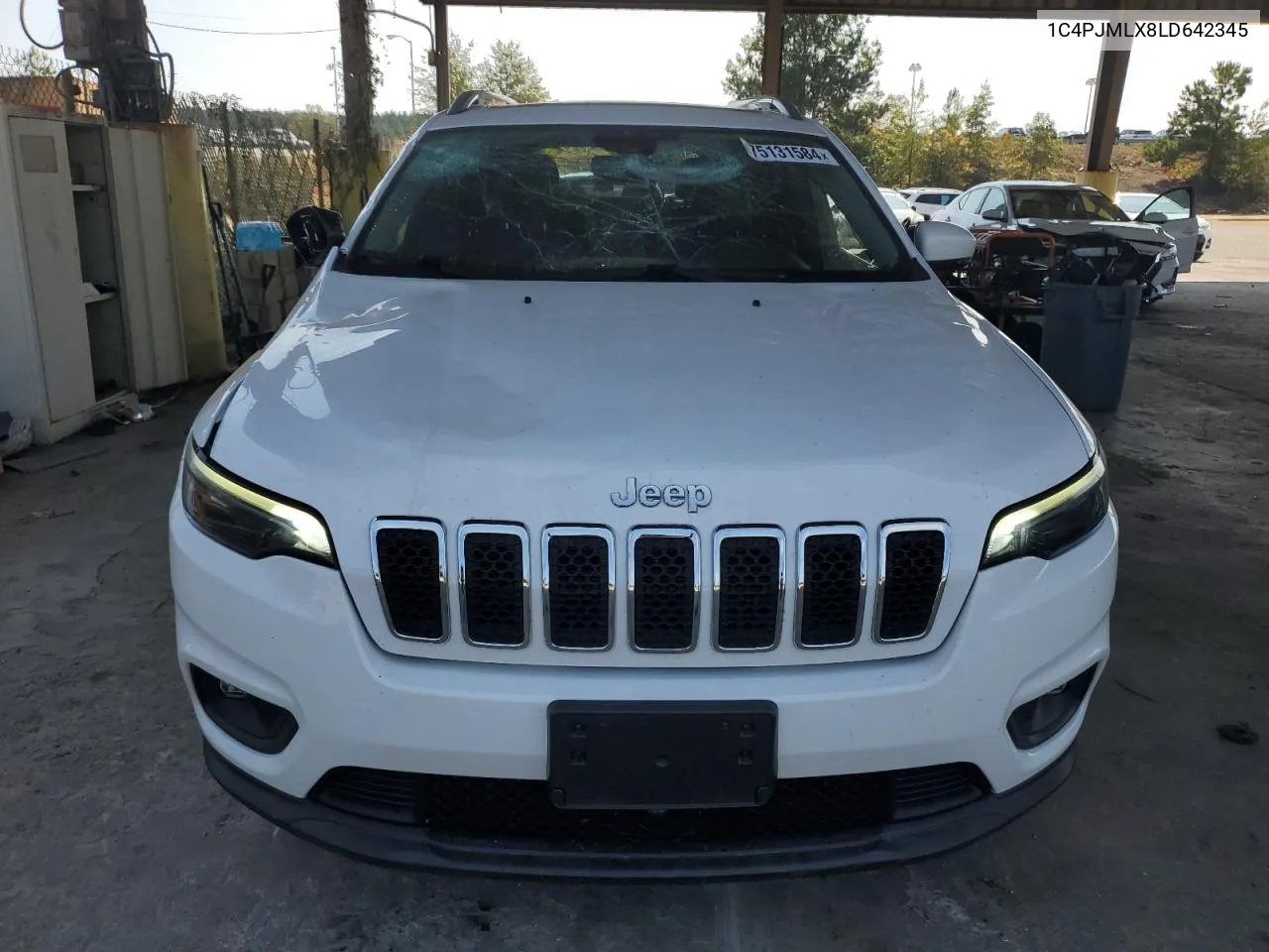 2020 Jeep Cherokee Latitude Plus VIN: 1C4PJMLX8LD642345 Lot: 75131584