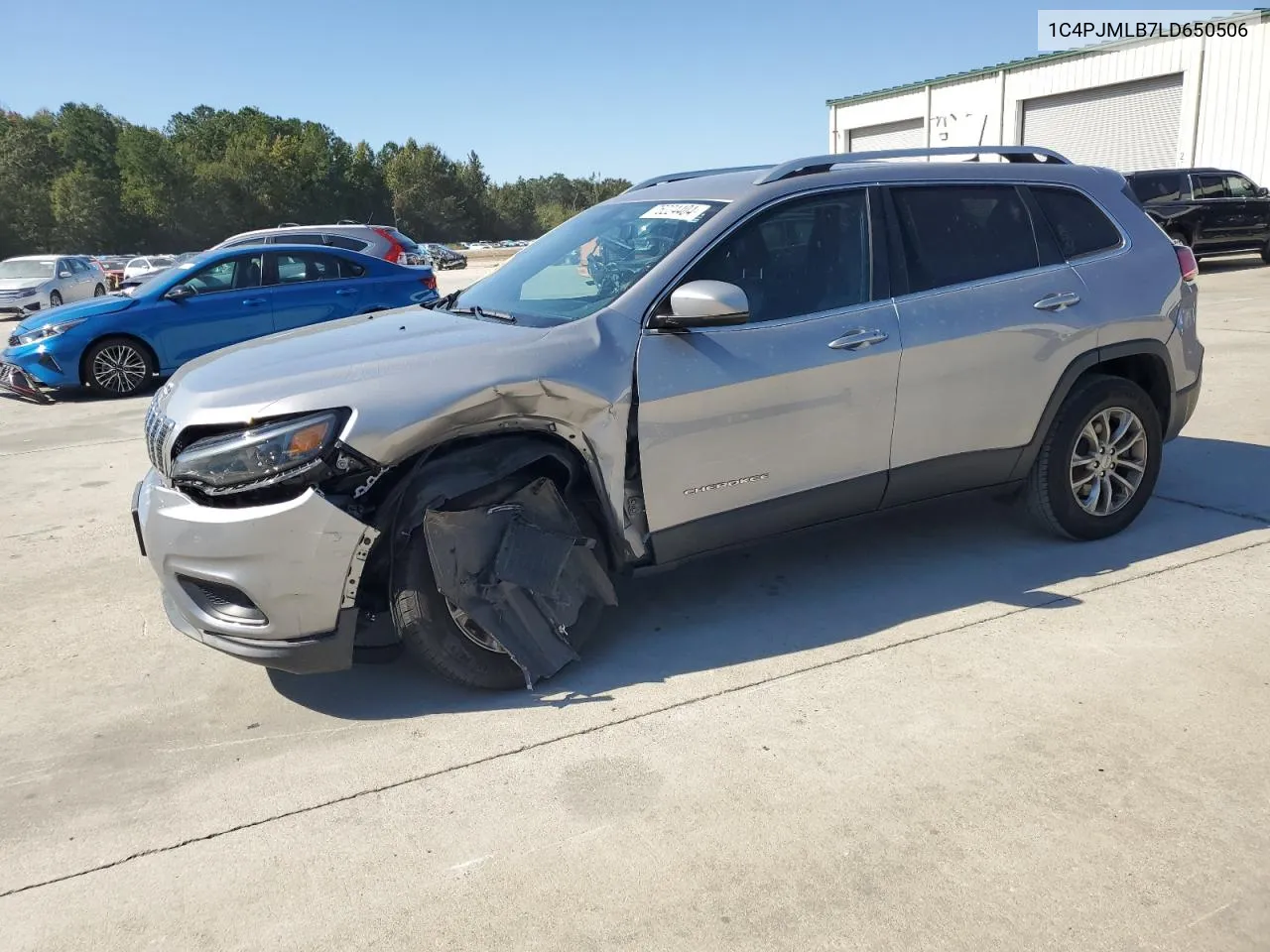 2020 Jeep Cherokee Latitude Plus VIN: 1C4PJMLB7LD650506 Lot: 75224404