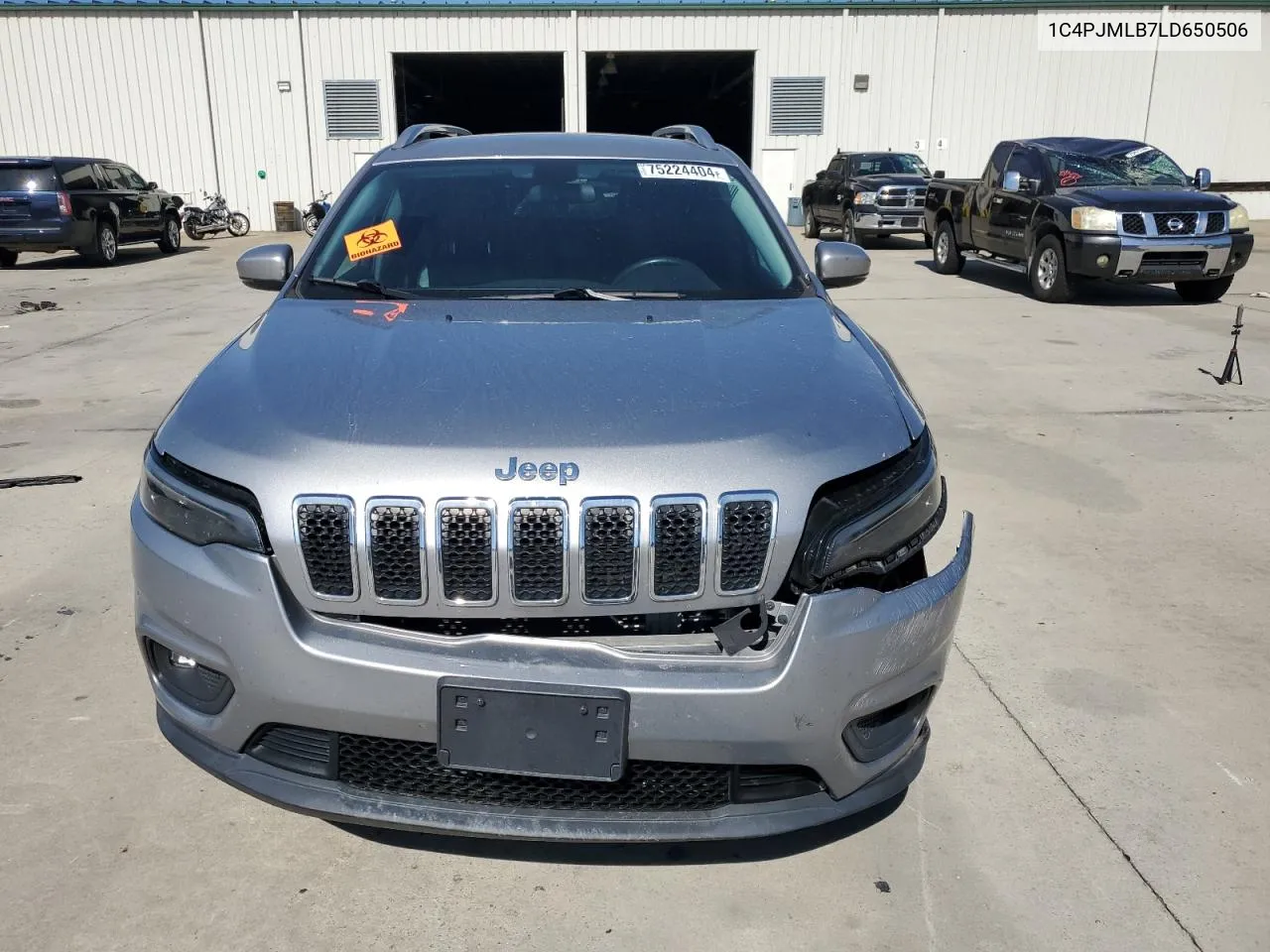 2020 Jeep Cherokee Latitude Plus VIN: 1C4PJMLB7LD650506 Lot: 75224404