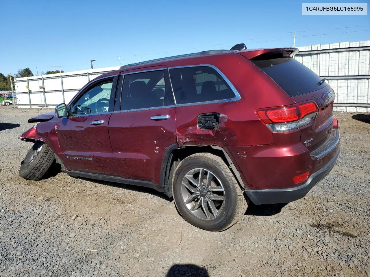 2020 Jeep Grand Cherokee Limited VIN: 1C4RJFBG6LC166995 Lot: 75264774