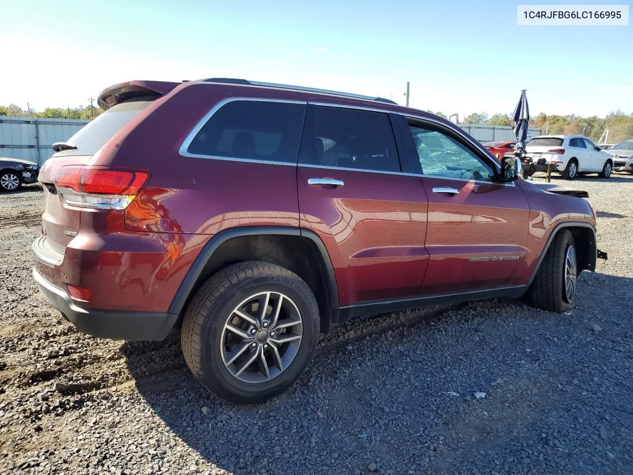 2020 Jeep Grand Cherokee Limited VIN: 1C4RJFBG6LC166995 Lot: 75264774