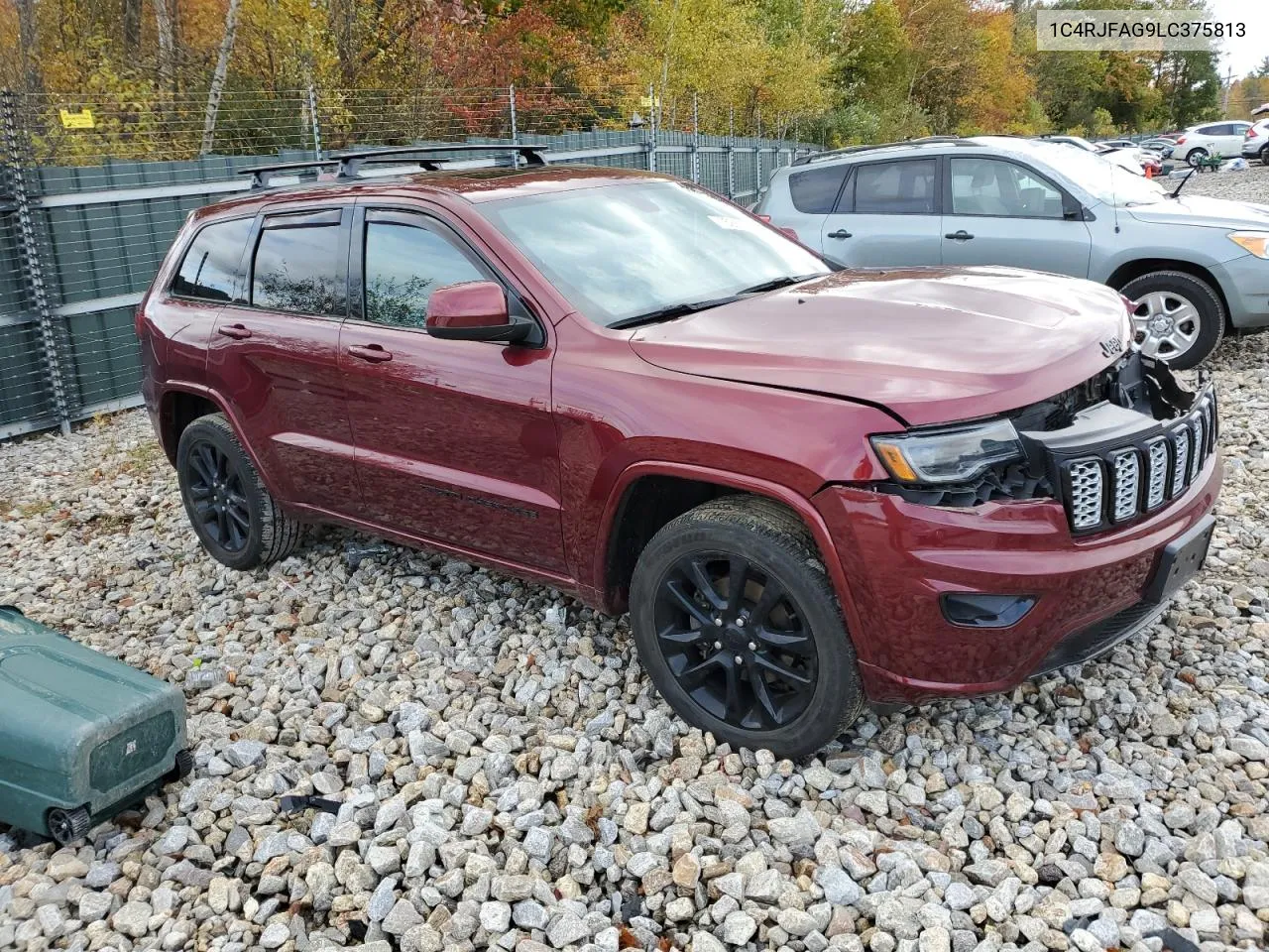 2020 Jeep Grand Cherokee Laredo VIN: 1C4RJFAG9LC375813 Lot: 75280084