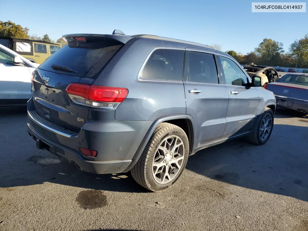 2020 Jeep Grand Cherokee Overland VIN: 1C4RJFCG8LC414937 Lot: 75509304