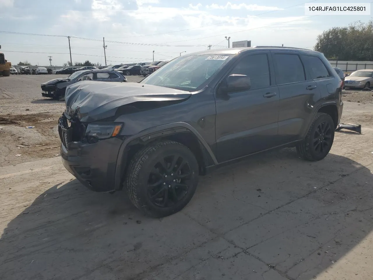 2020 Jeep Grand Cherokee Laredo VIN: 1C4RJFAG1LC425801 Lot: 75613084