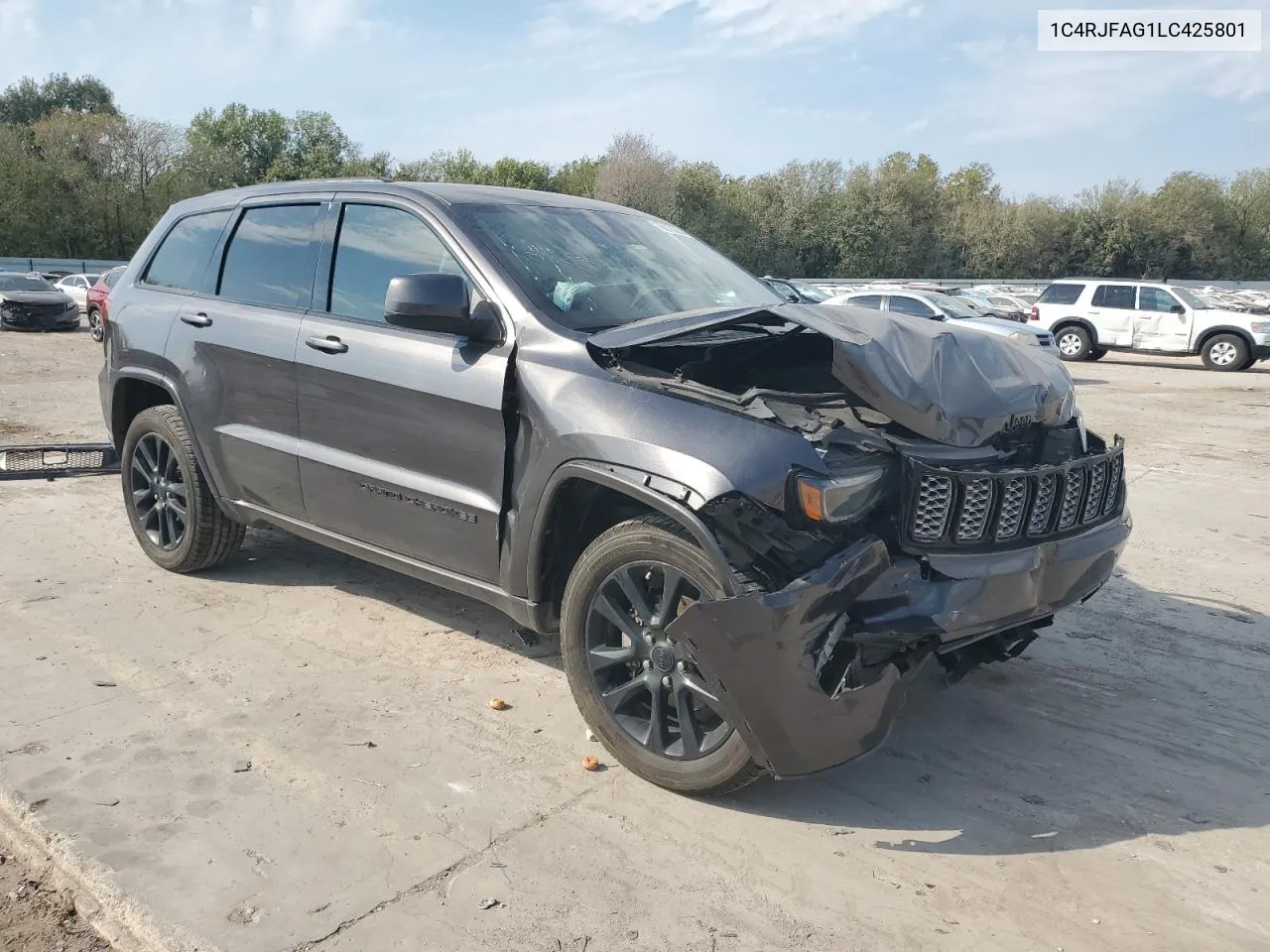 2020 Jeep Grand Cherokee Laredo VIN: 1C4RJFAG1LC425801 Lot: 75613084