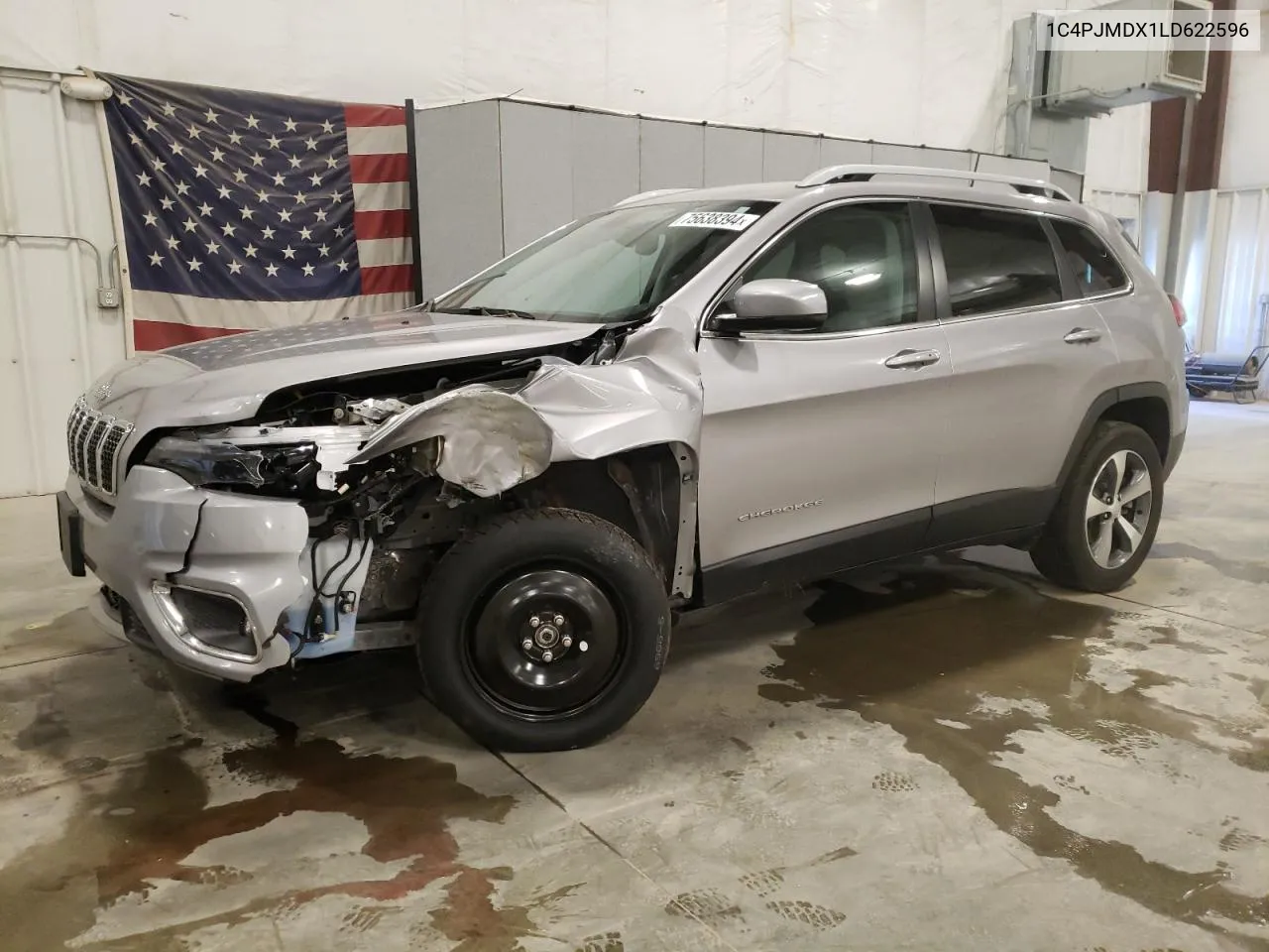 2020 Jeep Cherokee Limited VIN: 1C4PJMDX1LD622596 Lot: 75638394