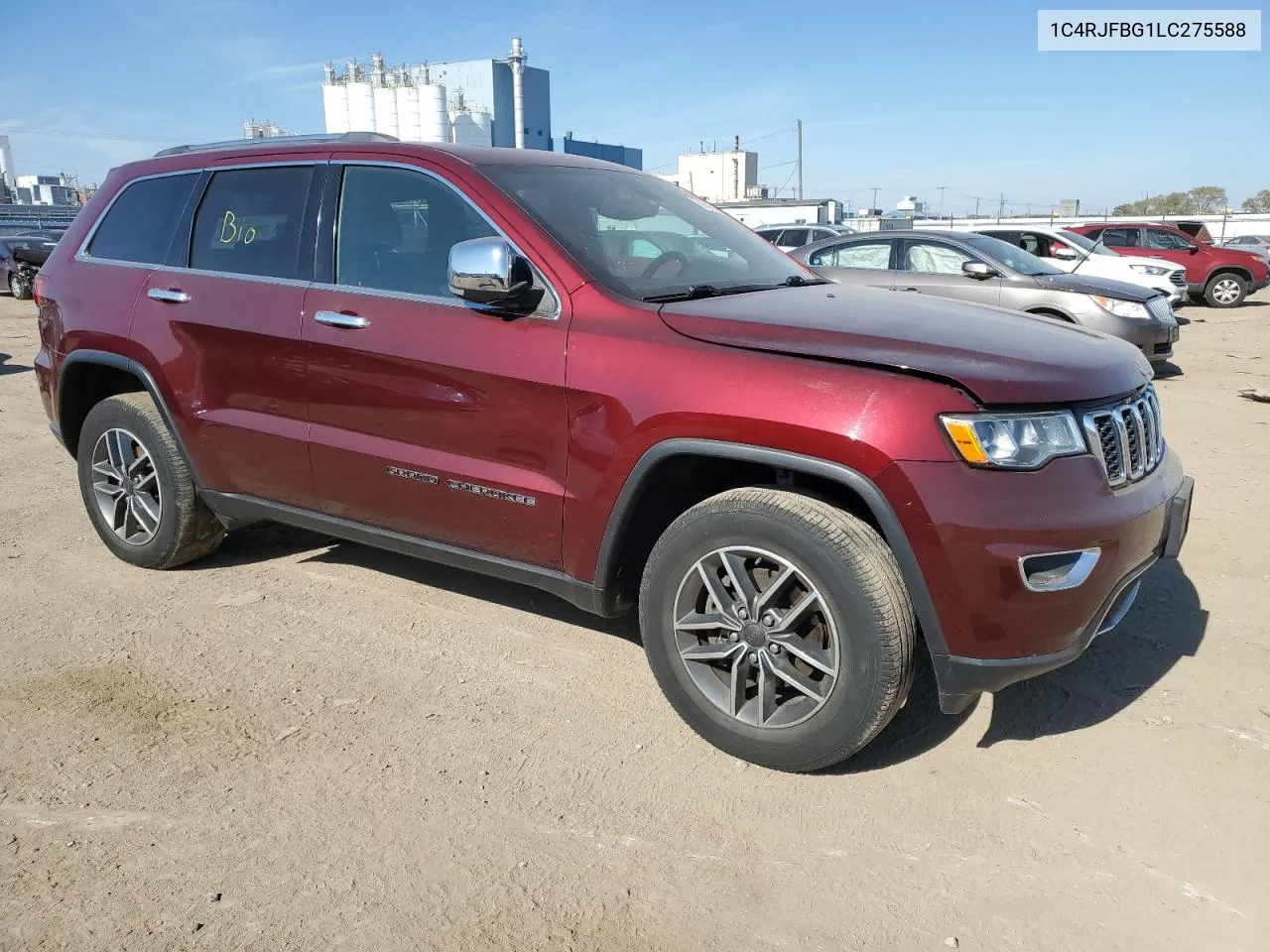 2020 Jeep Grand Cherokee Limited VIN: 1C4RJFBG1LC275588 Lot: 75664184