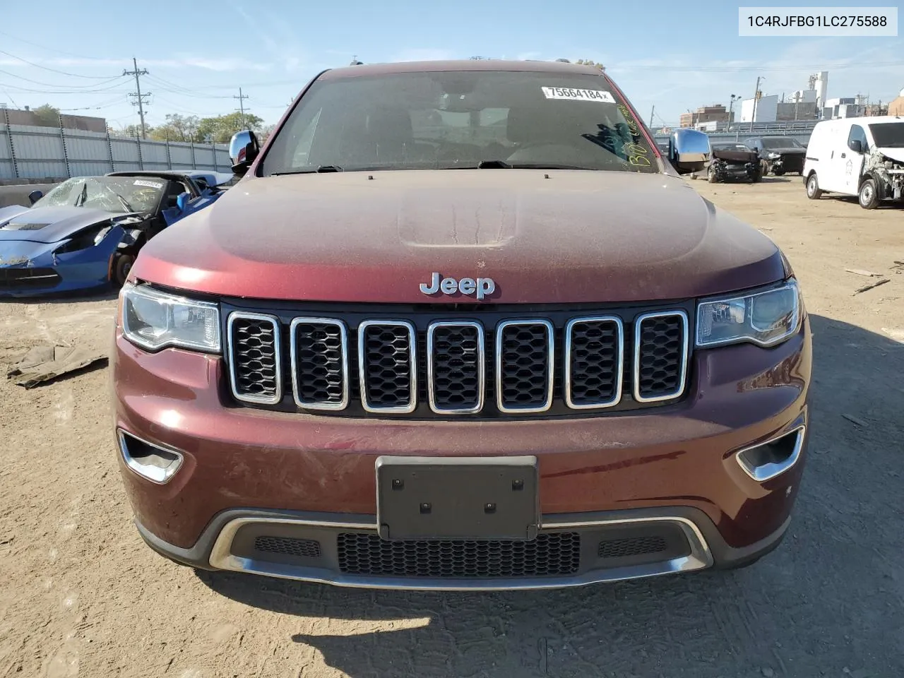 2020 Jeep Grand Cherokee Limited VIN: 1C4RJFBG1LC275588 Lot: 75664184