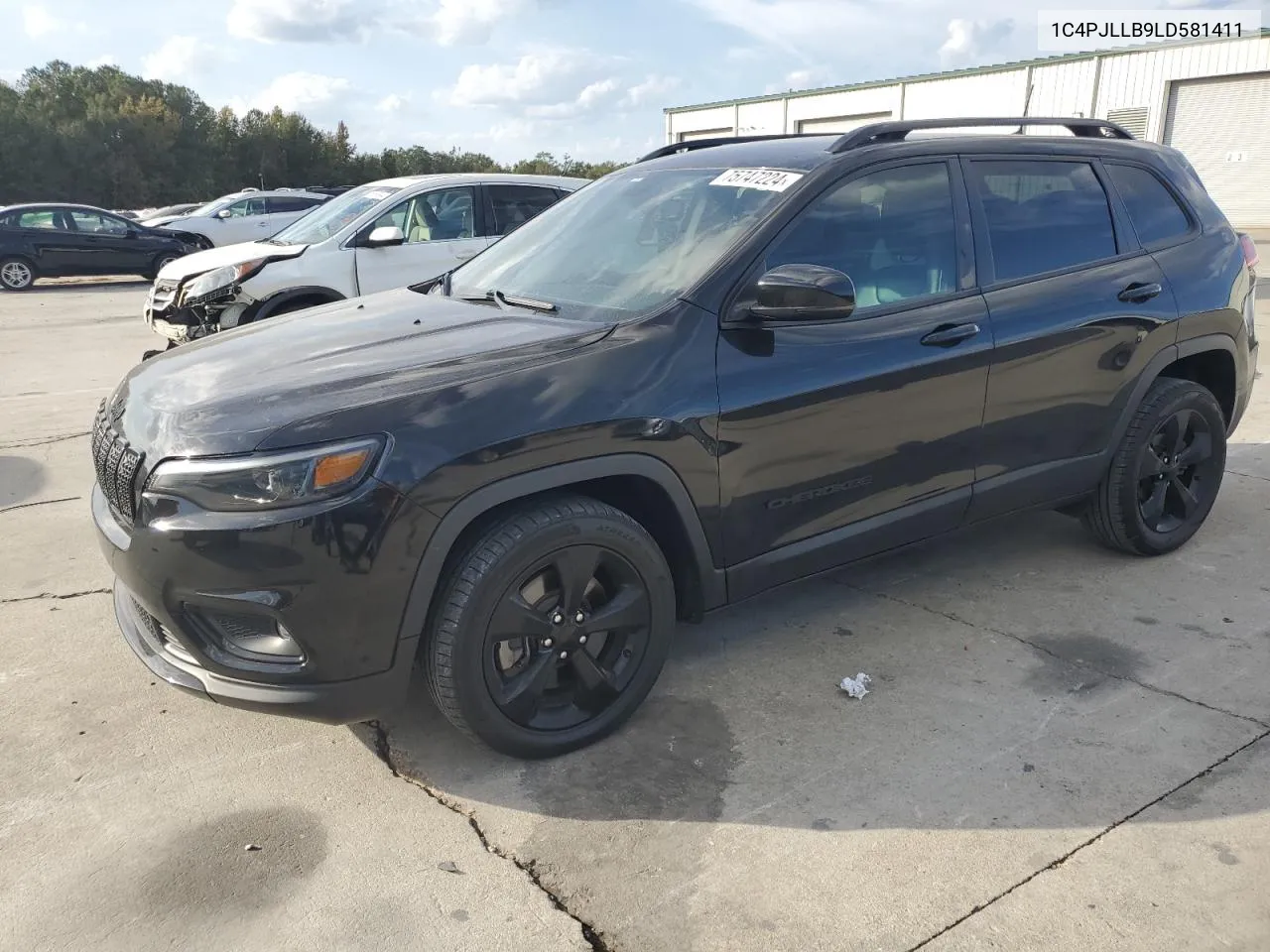 2020 Jeep Cherokee Latitude Plus VIN: 1C4PJLLB9LD581411 Lot: 75747224