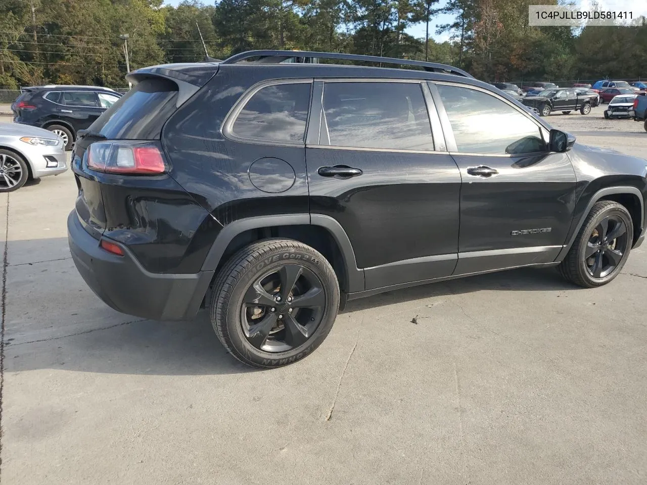 2020 Jeep Cherokee Latitude Plus VIN: 1C4PJLLB9LD581411 Lot: 75747224