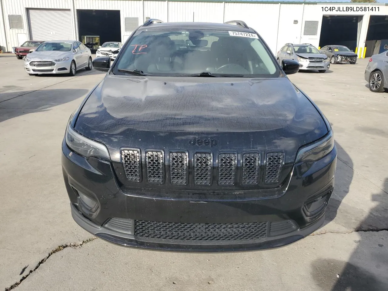 2020 Jeep Cherokee Latitude Plus VIN: 1C4PJLLB9LD581411 Lot: 75747224