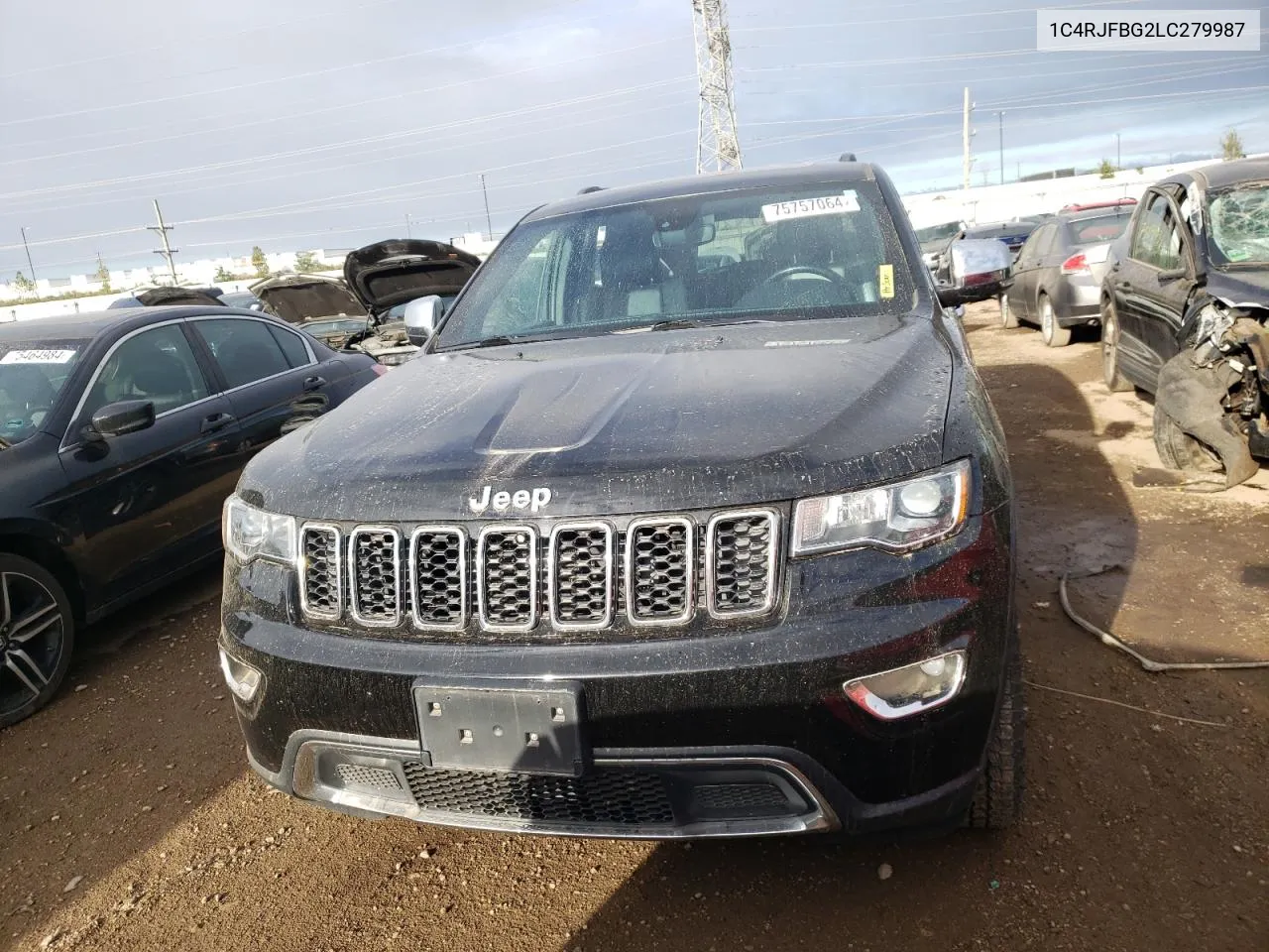 2020 Jeep Grand Cherokee Limited VIN: 1C4RJFBG2LC279987 Lot: 75757064